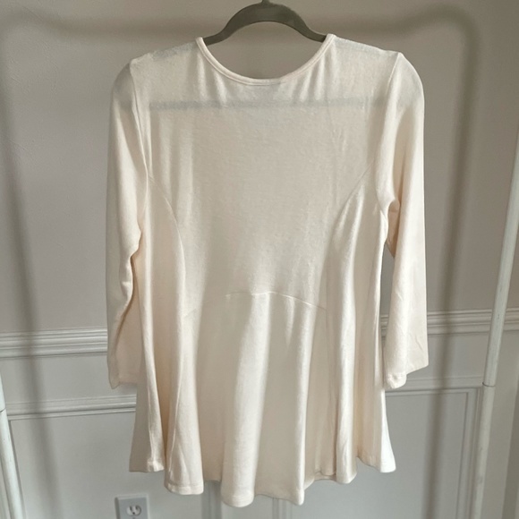 NWOT-Collections by Bobeau Knit Tunic with 3 quarter length Sleeves - Size XL - Picture 3 of 5